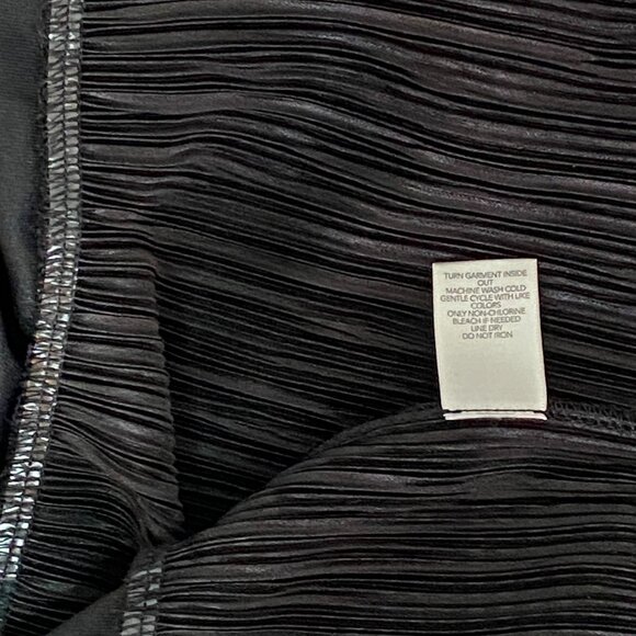 Christopher Banks Long Sleeve Overstitch Lace Sheer Lined Ruffle Tunic Red Black - Picture 11 of 11